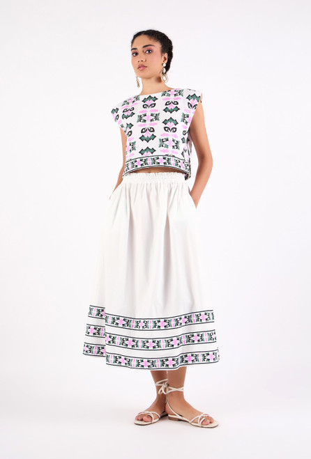 Amber Skirt - Papillon Moss